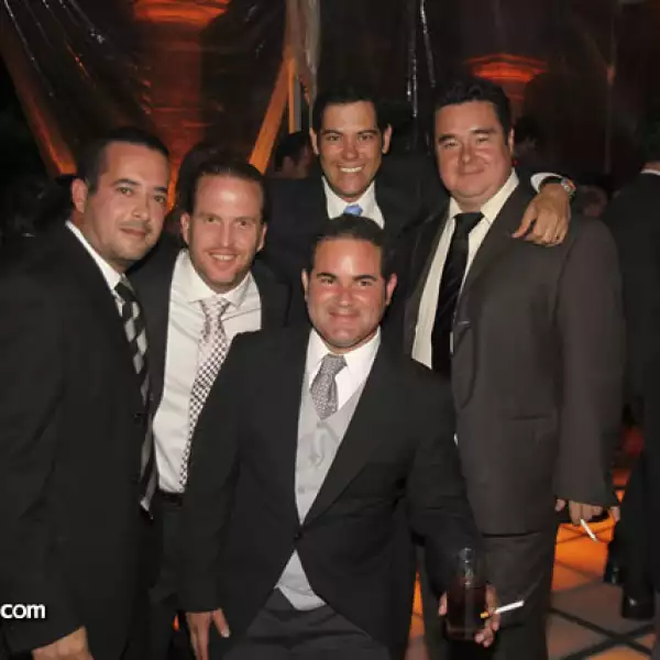 Javier Morales, Miguel Tostado, Alfonso Aguilar, Rafael Rosales y Santiago Lamadrid