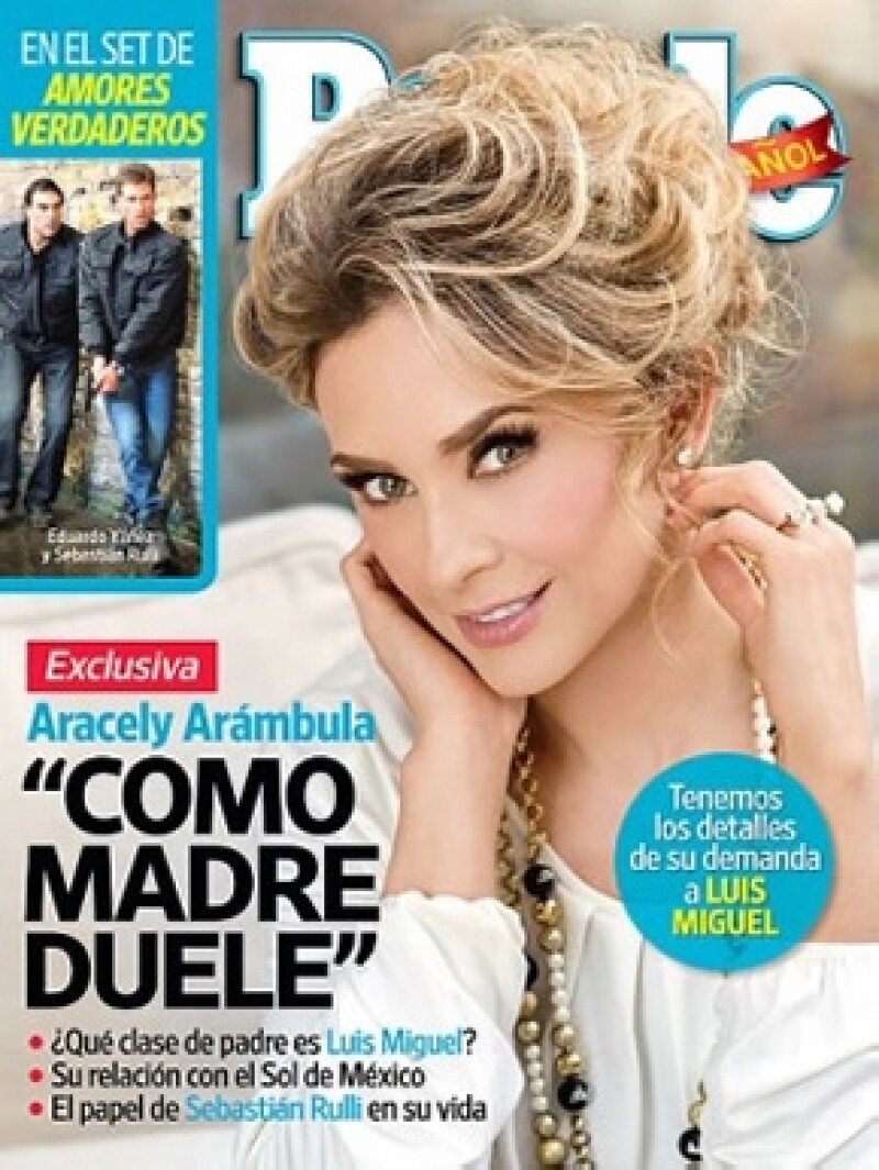Esta es la portada de People en Español con Aracely en portada.
