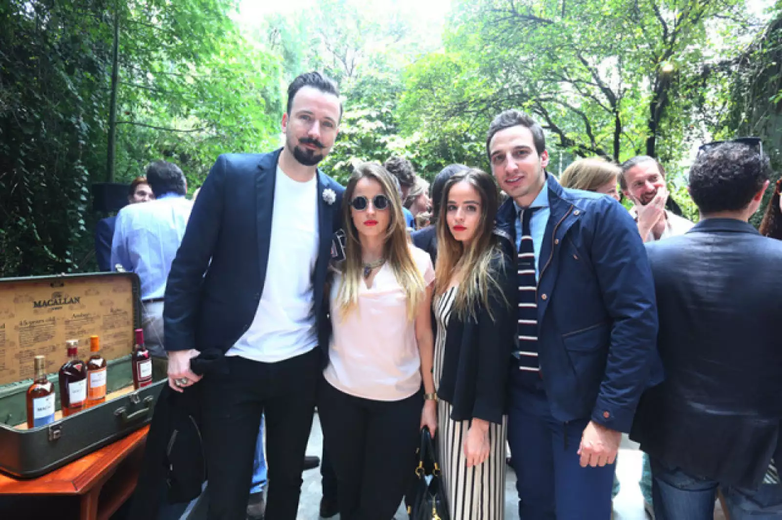 Juanchi Torre, Marcela Gómez, Karla Gómez y Paul Mamboury