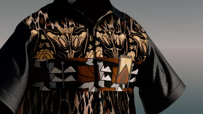 prada camisa nft