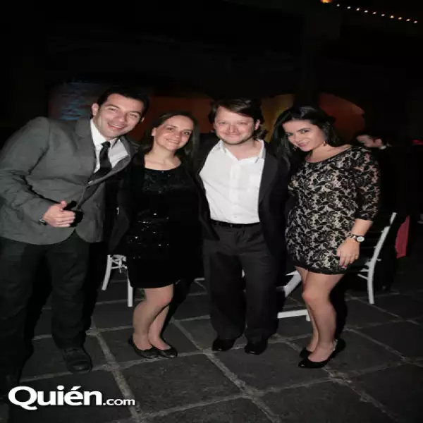 Camilo Velázquez, Ana Constain y Nicolás y Susana Velázquez