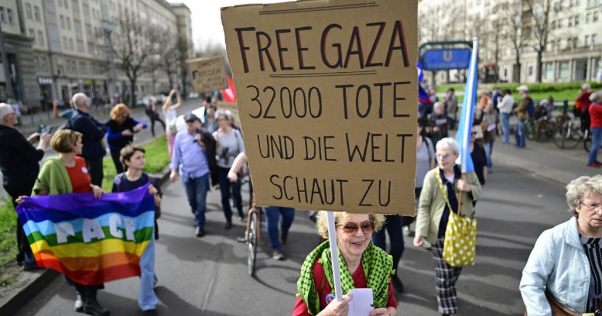 Miles de personas protestan en Alemania e Inglaterra por la paz en Gaza