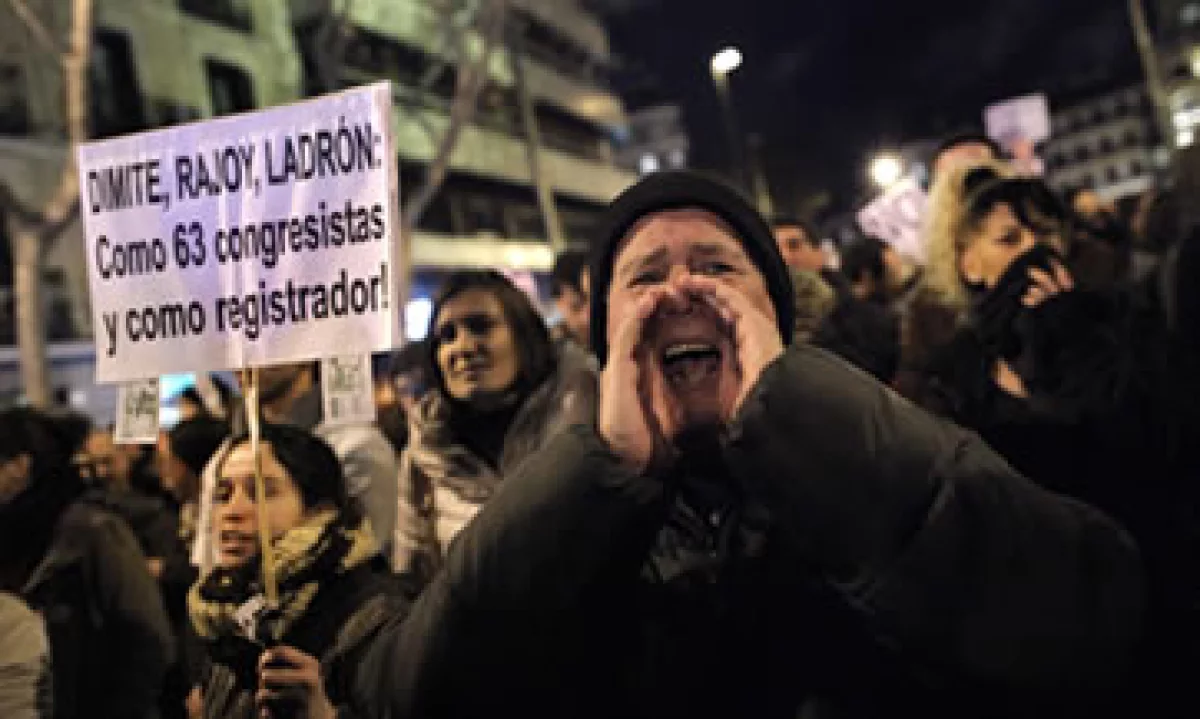 La corrupción es una de las principales preocupaciones de los españoles, junto al desempleo y la economía. (Foto: AP)