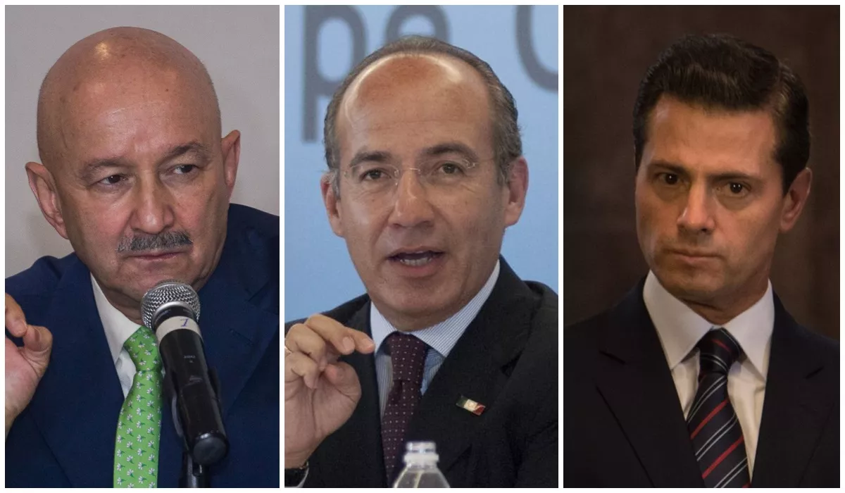 Carlos Salinas de Gortari, Felipe Calderón y Peña Nieto