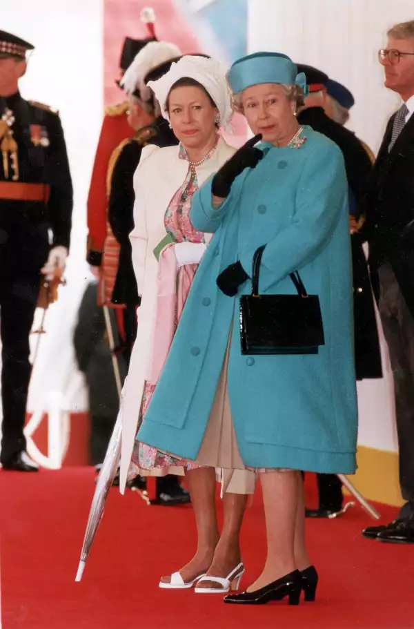 Princesa Margarita y la reina Isabel II