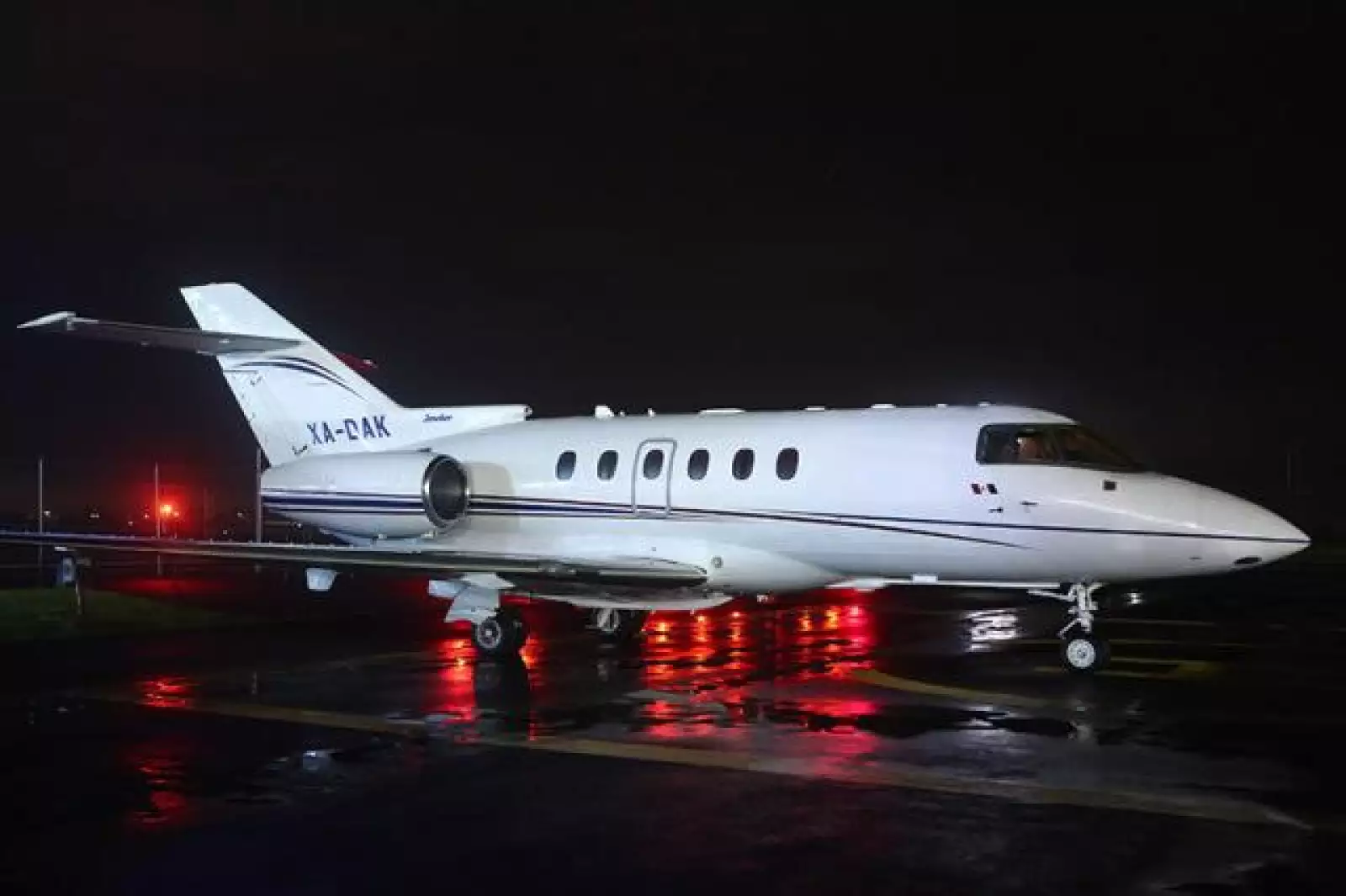 Desde la madrugada los aviones de First Jet esperaban a nuestros invitados en el Aeropuerto de Toluca.
