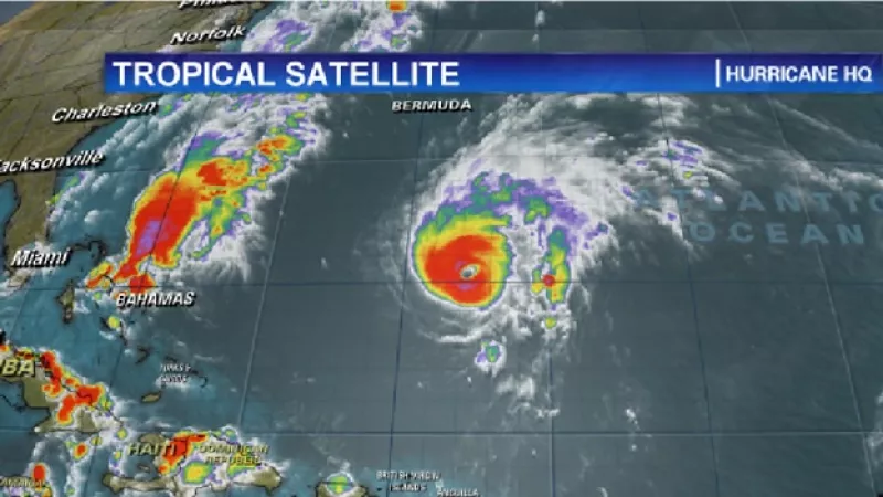 Huracán Ophelia - Atlántico