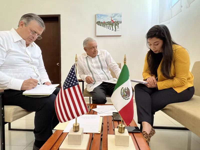 Andrés Manuel López Obrador, Presidente de México, y Joe Biden, Presidente de Estados Unidos, se reunieron en la Casa Blanca.