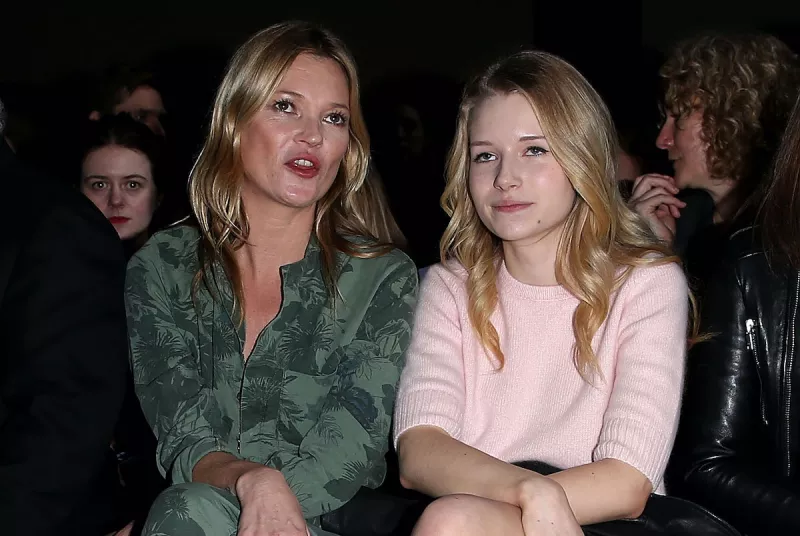 Topshop Unique: Front Row - London Fashion Week AW14