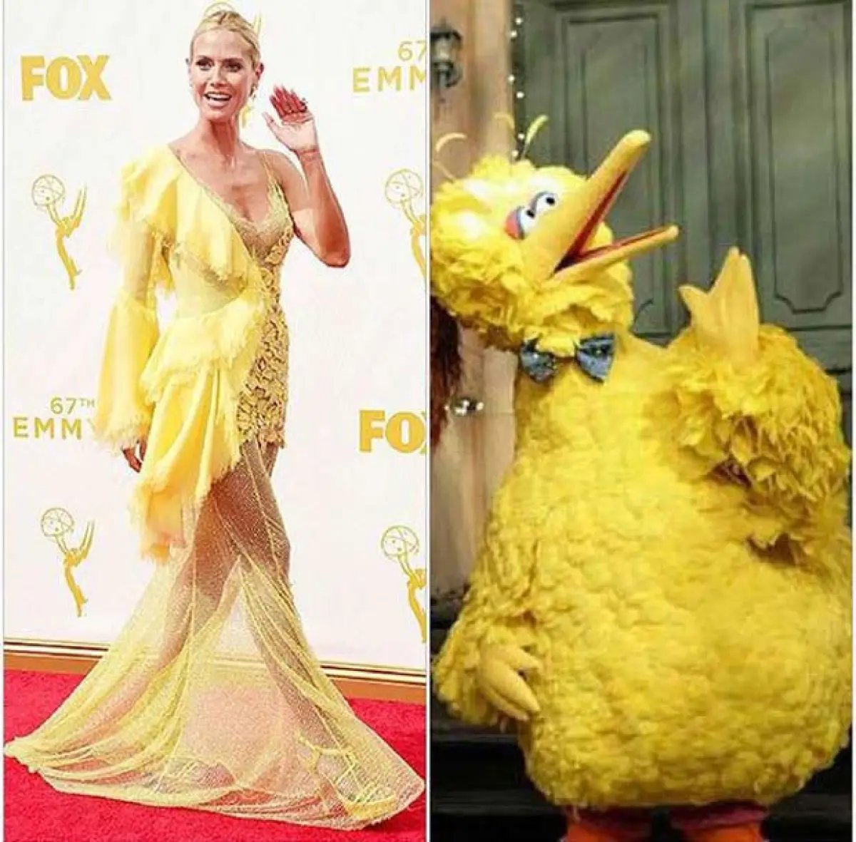 Heidi Klum no solo recibió un meme, sino dos.