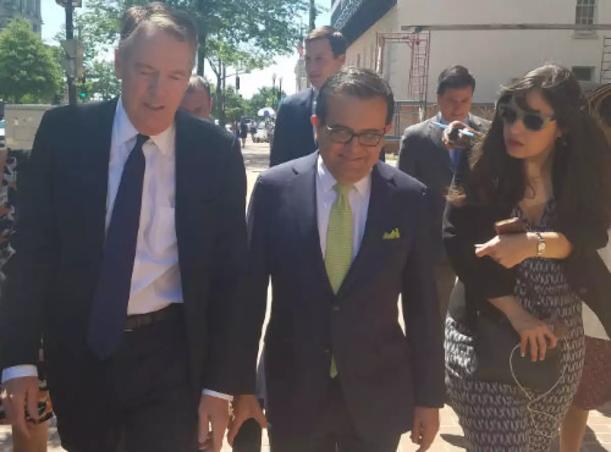 Robert Lighthizer e Ildefonso Guajardo