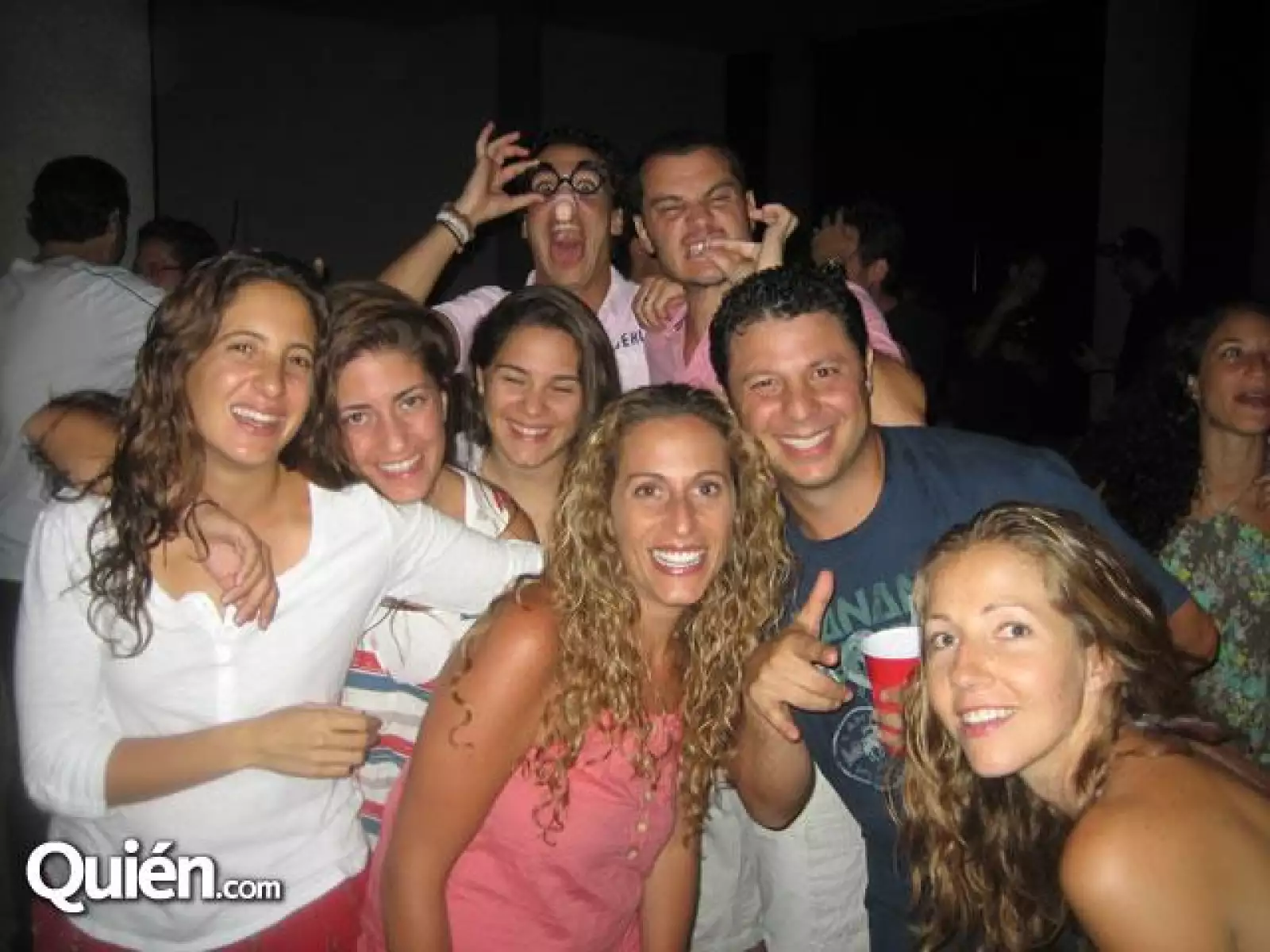 Amigos del festejado