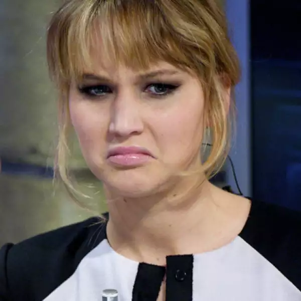 Jennifer Lawrence es una actriz muy expresiva, dentro y fuera de la pantalla.