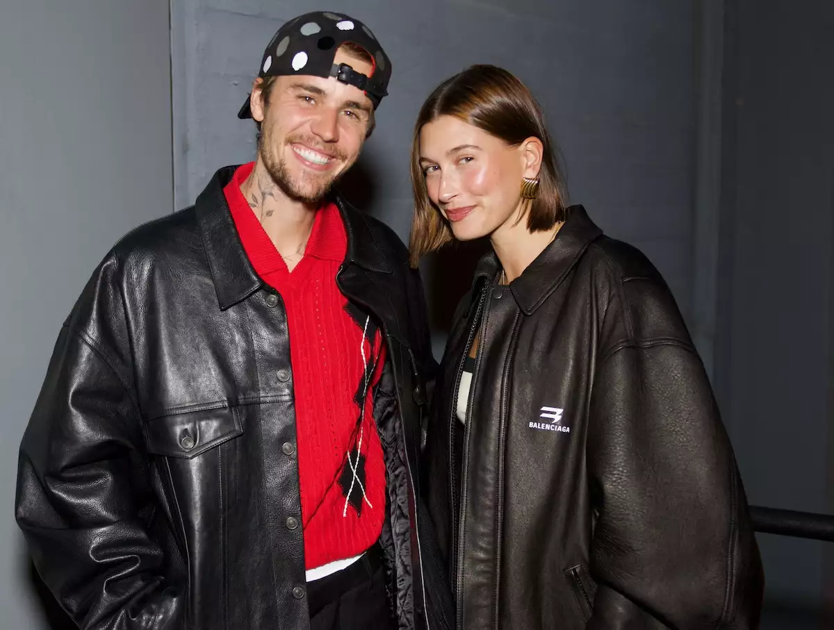 Justin and Hailey Bieber Match in Leather Jackets as They Join Tori Kelly to Support Victoria Monet at The 2nd Night of Her Sold Out Jaguar Tour, Los Angeles, USA - 12 Oct 2023