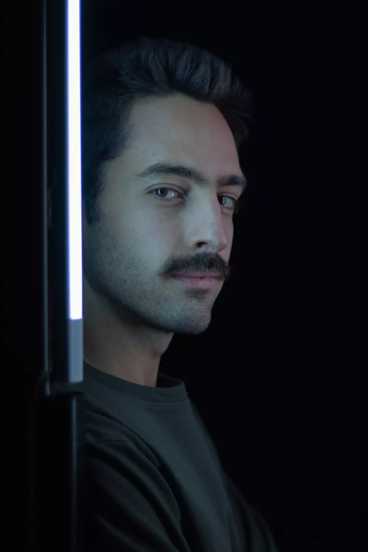 Retrato del actor Patricio José. 