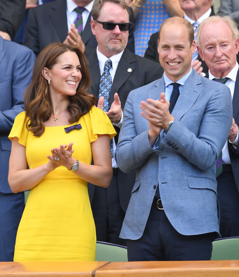 Kate Middleton y William en Wembley 2018