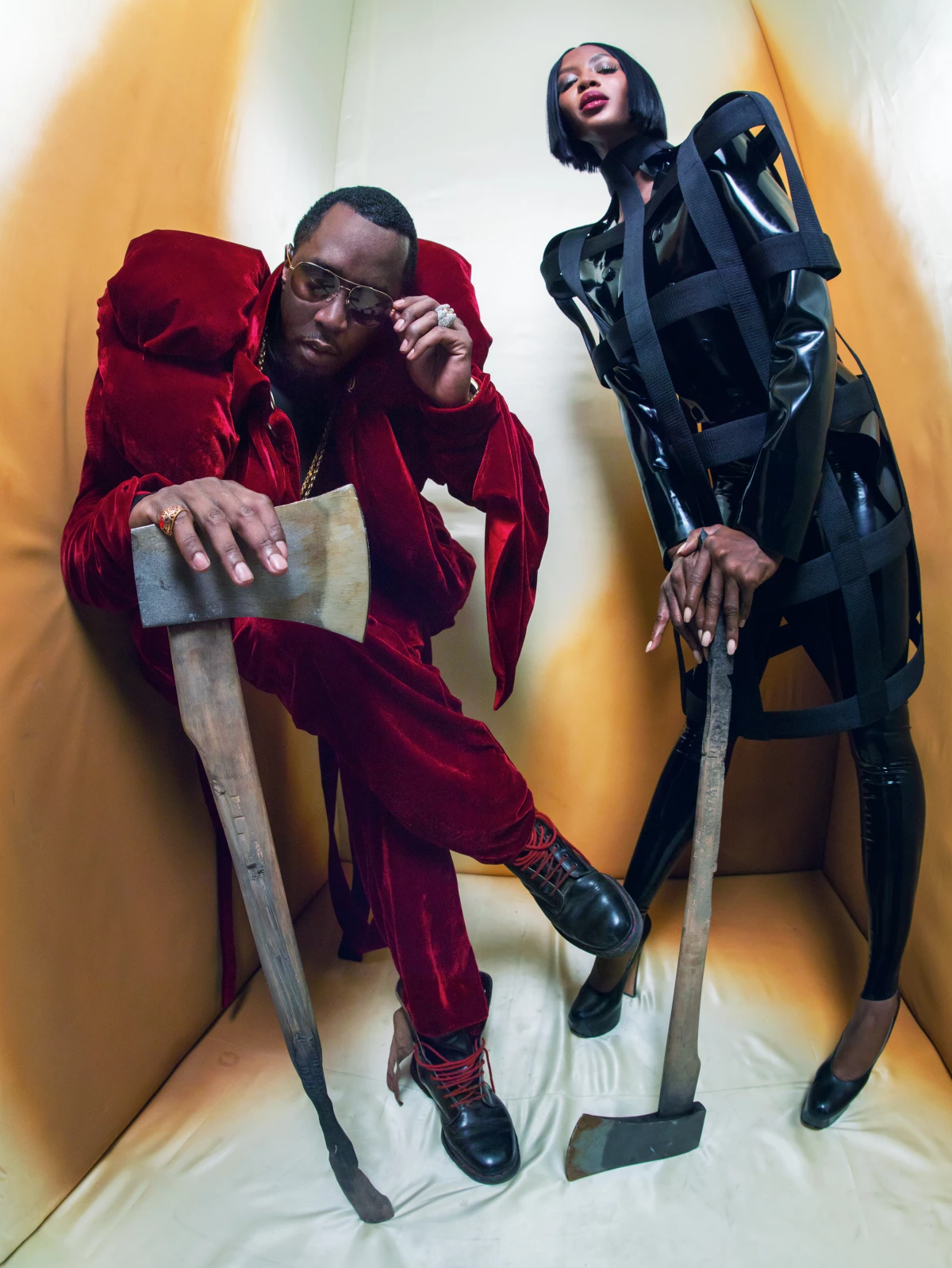Naomi Campbell y Sean Diddy