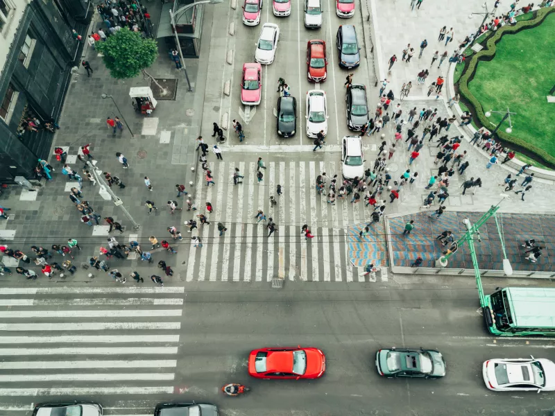 Paso peatonal CDMX