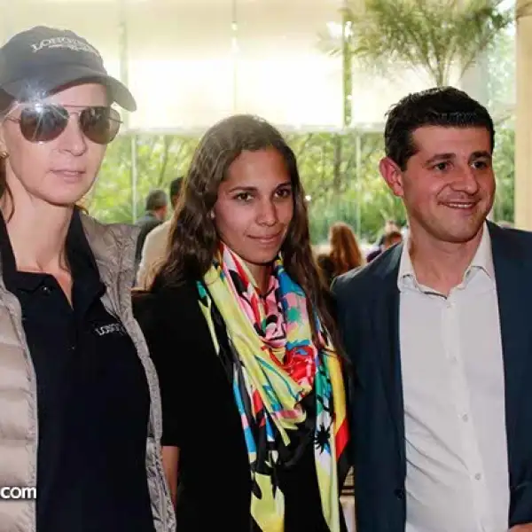 Verónica Peyrelongue,Aline Heydenreich y Cedric Audoubert