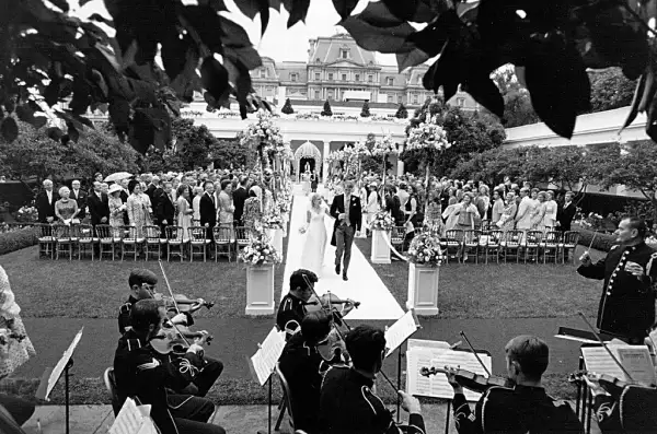 The wedding ceremony of Tricia Nixon