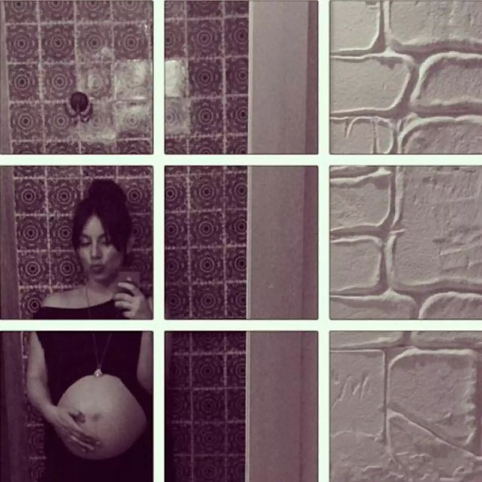 Durante su embarazo continuó con su vida sana y equilibrada.