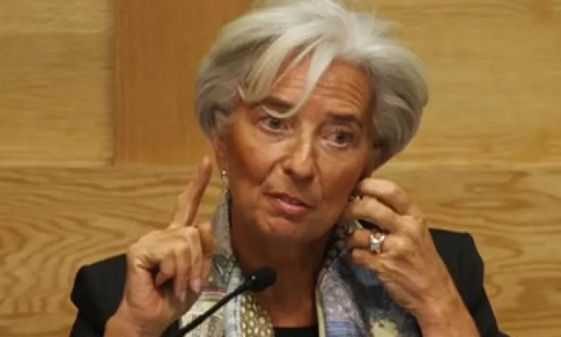 “Esperamos que sea resuelta (la crisis) por todos los países, todas las regiones, todas las categorías de países actuando”, dijo Lagarde. (Foto: AP)
