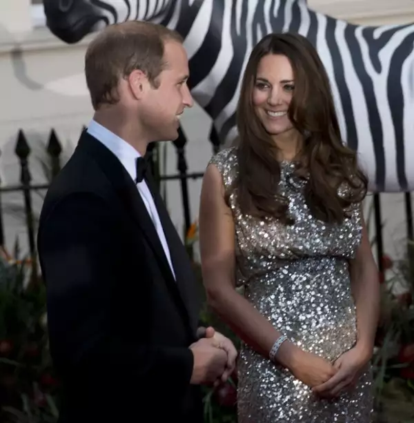 Como de costumbre Kate y Guillermo se portaron amables con la prensa.
