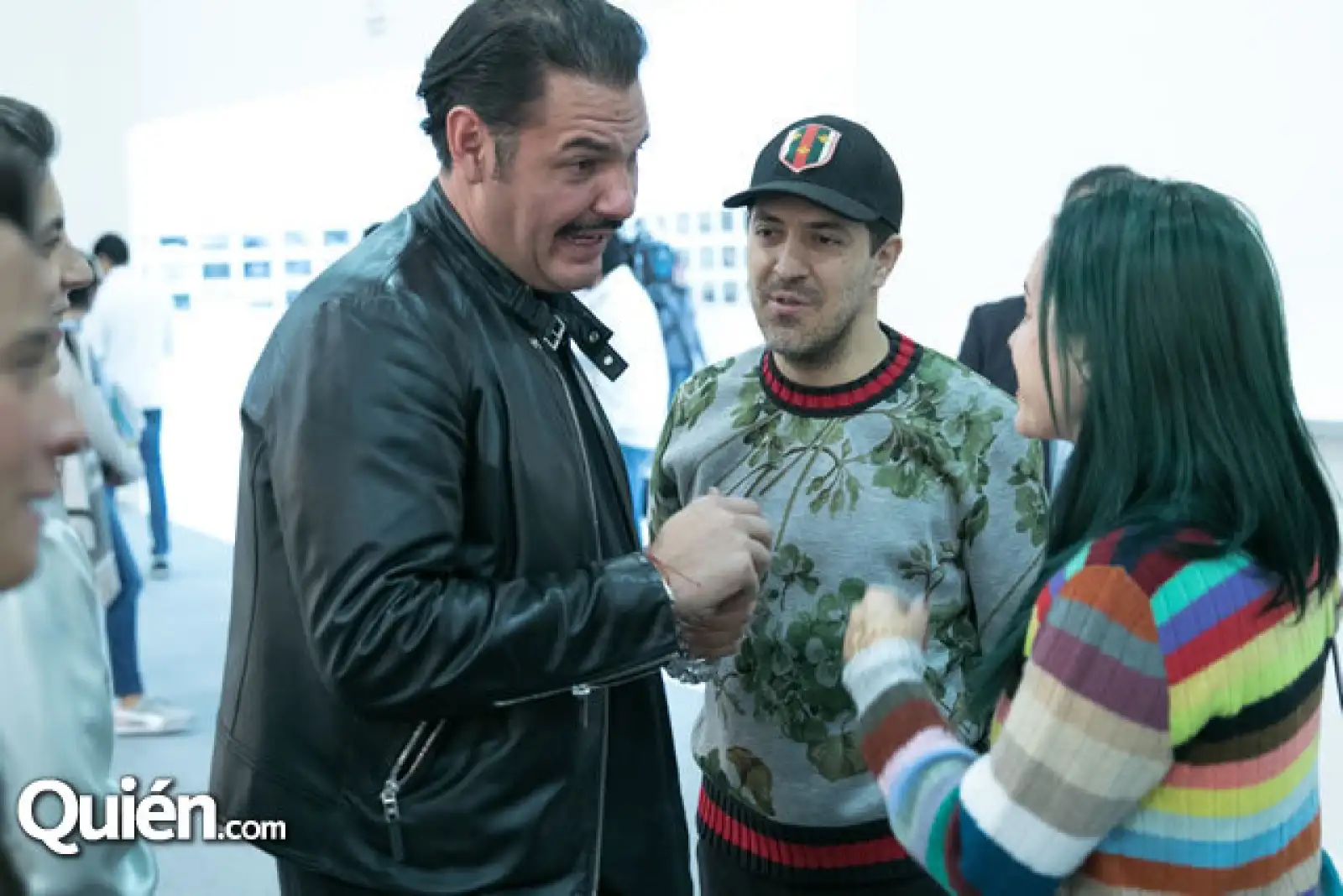 Alex Hank, Sami Hayek y Daniela Villegas