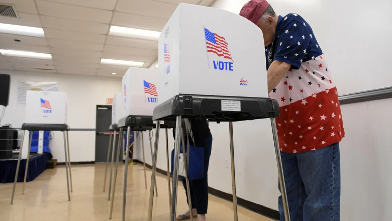 Voting for the 2022 midterm elections in Annapolis