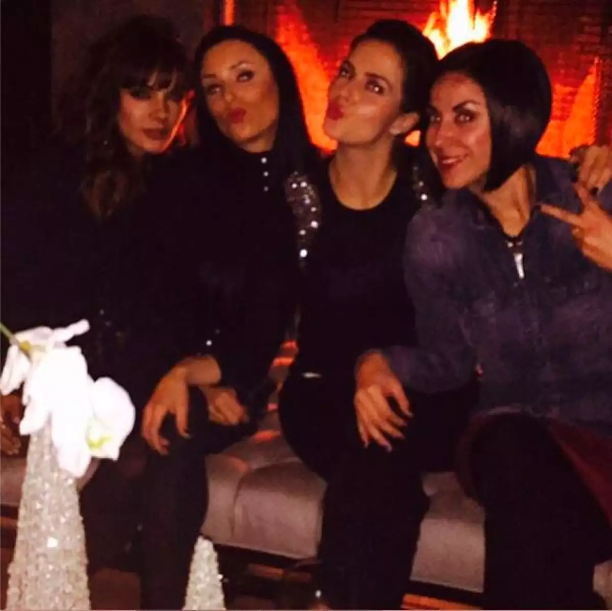 Como buenas amigas, Inés Gómez Mont, Claudia Álvarez, Rossana Nájera y Heydee Hofmann se reunieron para celebrar las festividades de la temporada, así como su amistad.