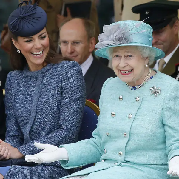 Queen Elizabeth II and The Duke And Duchess Of Cambridge Visit The East Midlands