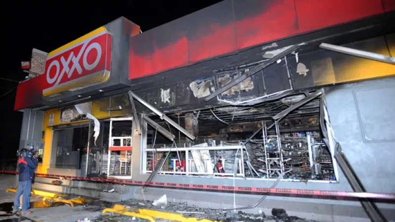 Ataques contra tiendas Oxxo