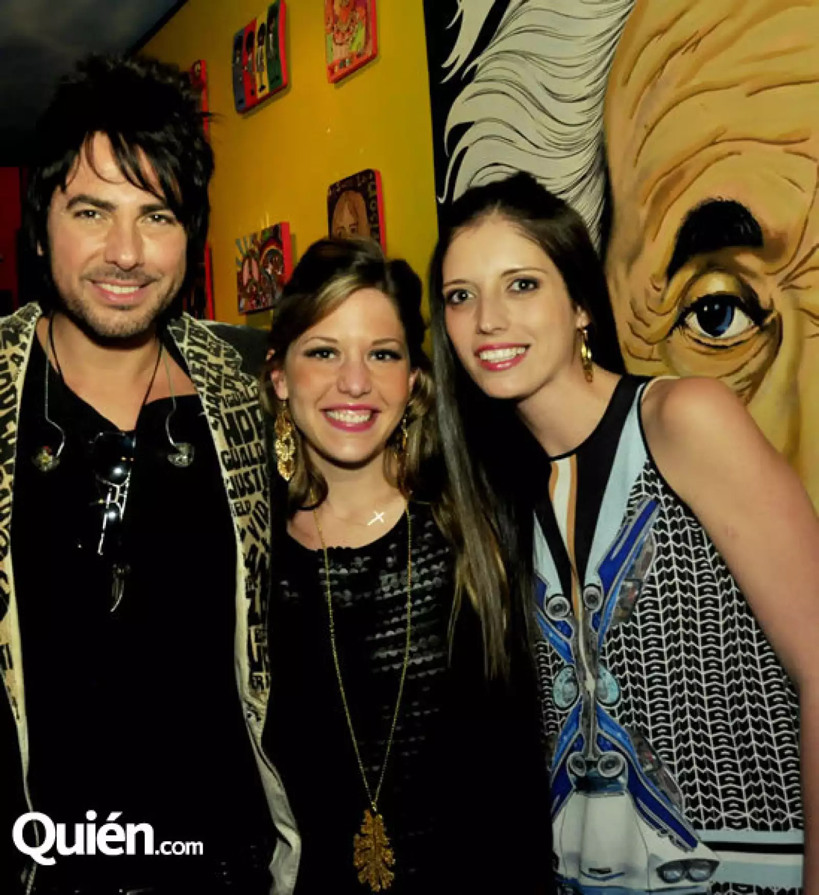 Beto Cuevas, Celina Ramos de Sáenz y Sofy Gutiérrez