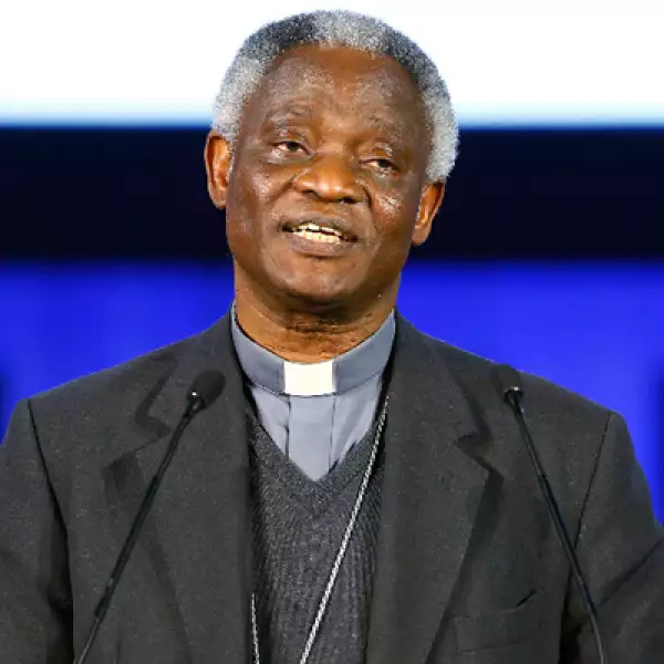 Francisco envió un mensaje, leído por el cardenal Peter Turkson (en la foto), en el que instó a los líderes a poner su riqueza al servicio de la humanidad y no que la gobierne.