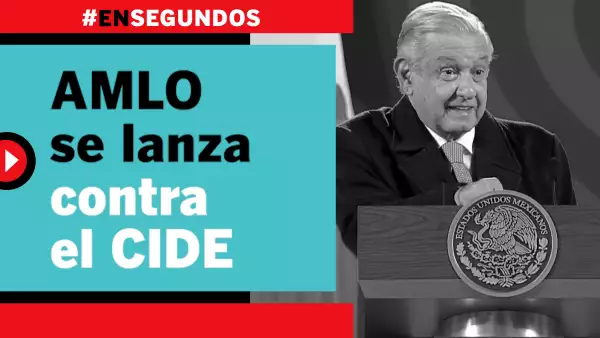AMLO: El CIDE se convirtió en “copia” del ITAM | #EnSegundos
