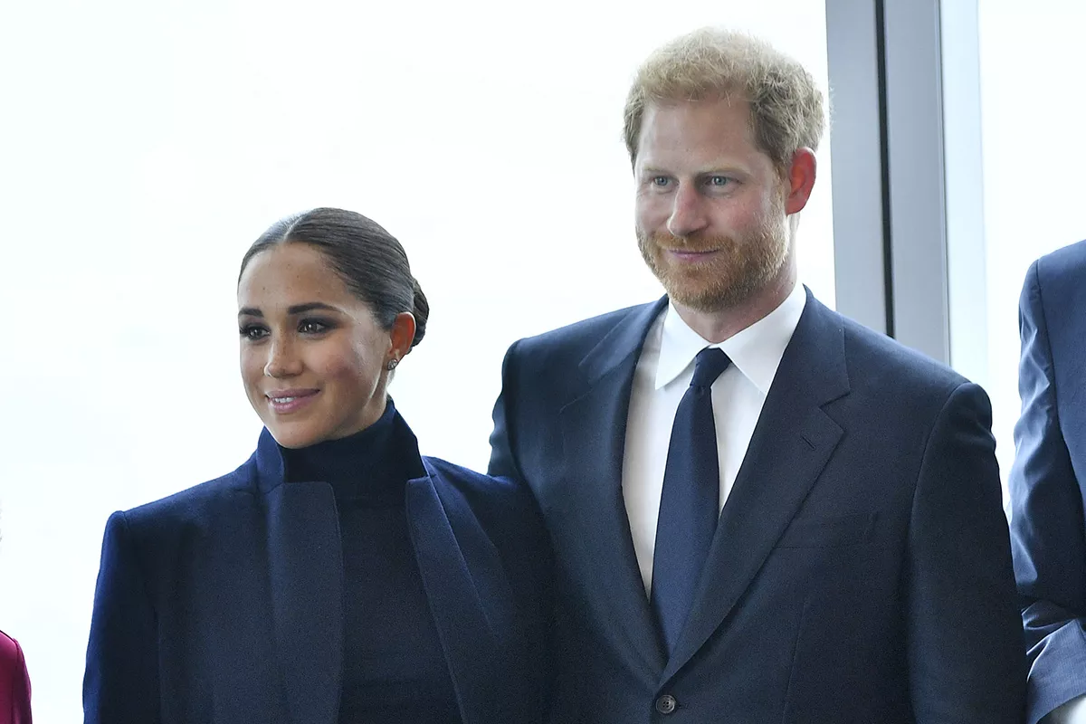 The Duke And Duchess Of Sussex Visit One World Observatory With NYC Mayor Bill De Blasio