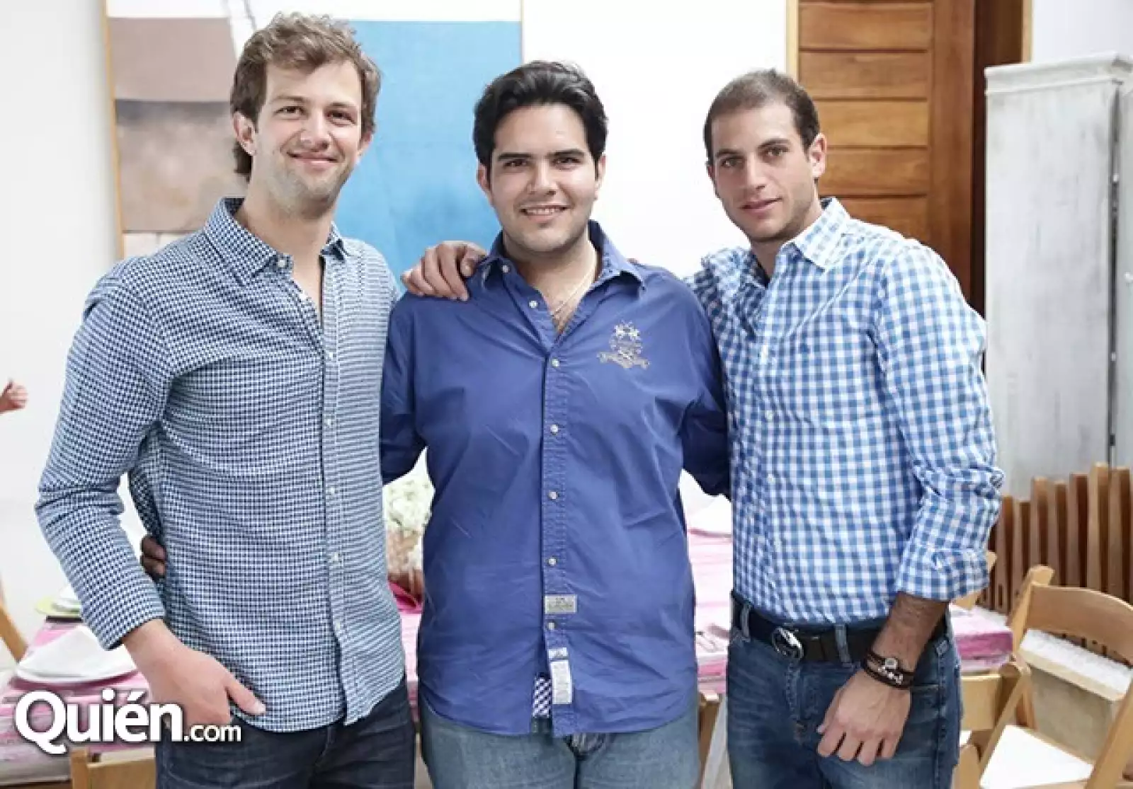 Alejandro Abud, Anuar Zarur y Guillermo Medlich