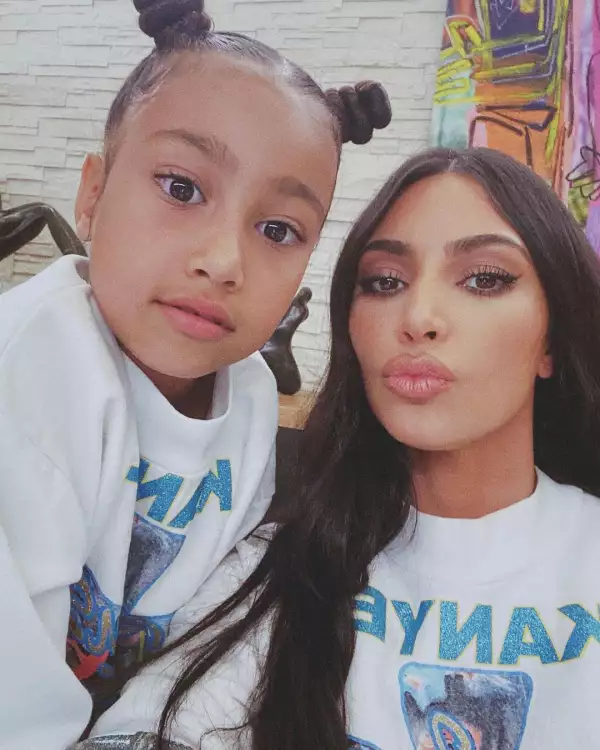 North West y Kim Kardashian