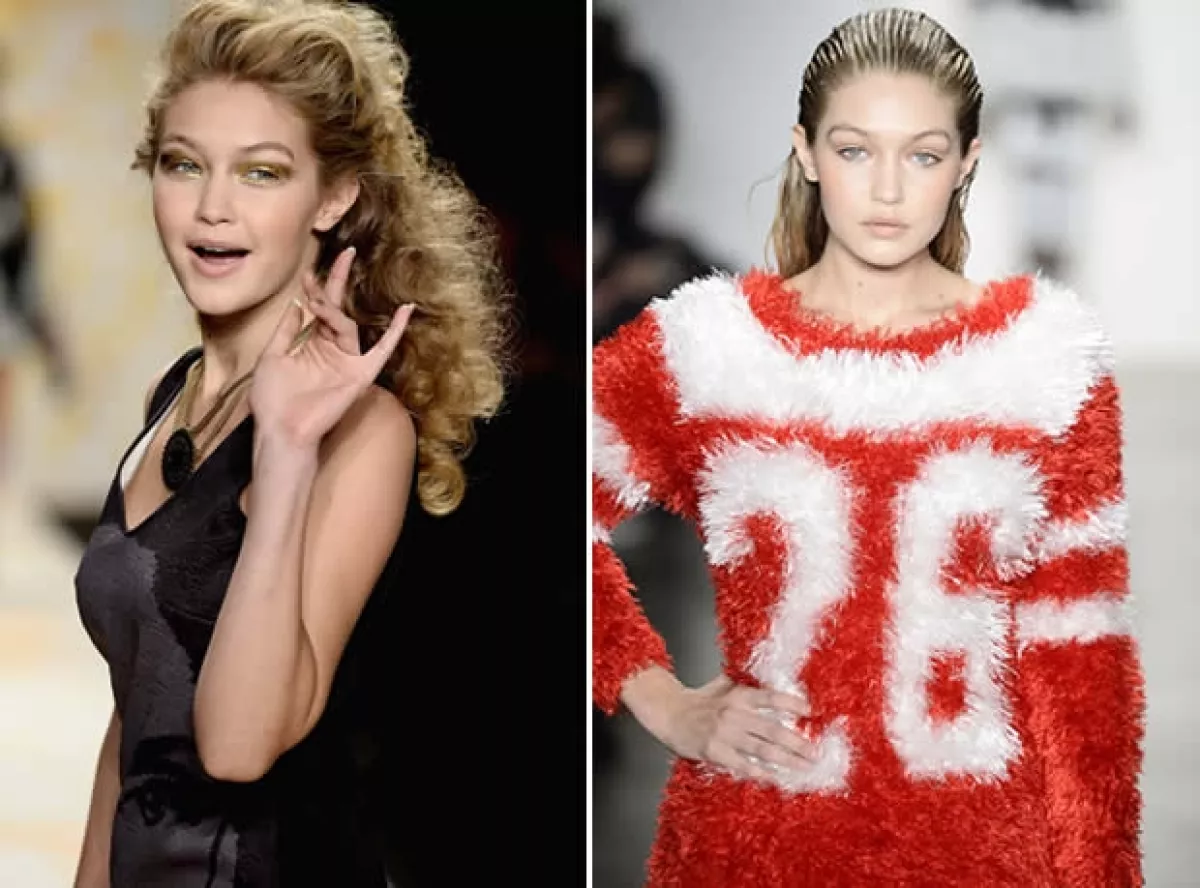 Gigi debutó en las pasarelas modelando para Desigual y Jeremy Scott en NY Fashion Week en febrero 2014.
