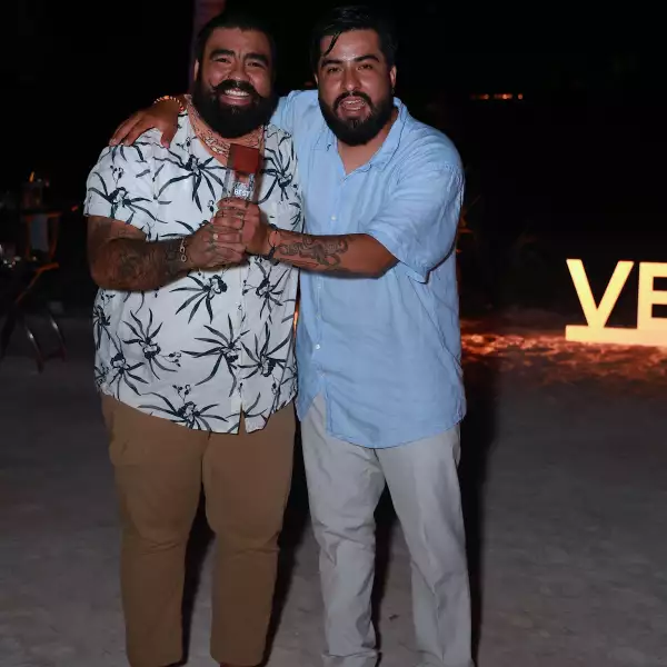 Jorge Miramontes y chef Diego Hernández 