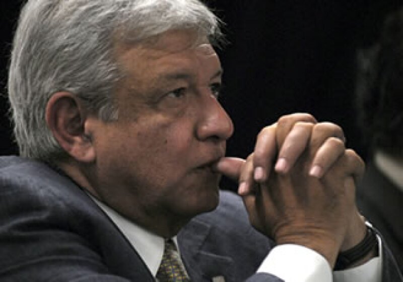 Andrés Manuel López Obrador presentó su Proyecto ALternativo de Nación en el encuentro con empresarios. (Foto: Notimex)
