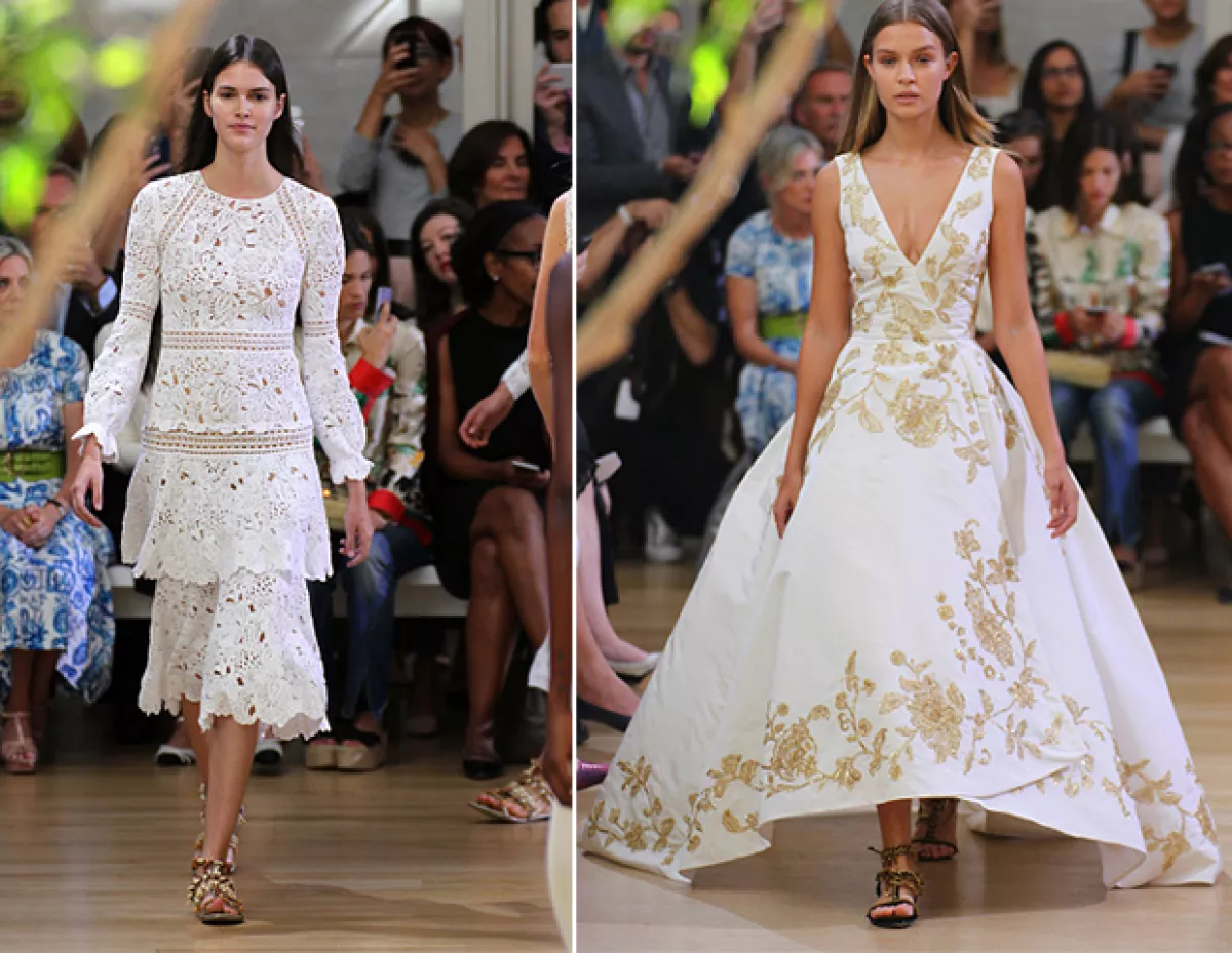 La colección spring 2017 de Oscar de la Renta.