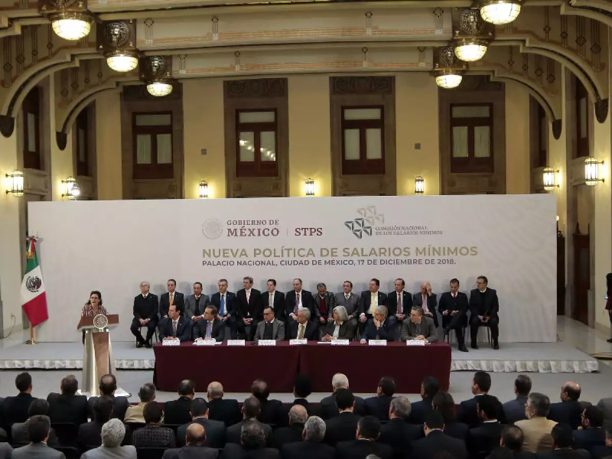 Anuncio del aumento al salario mínimo 2019