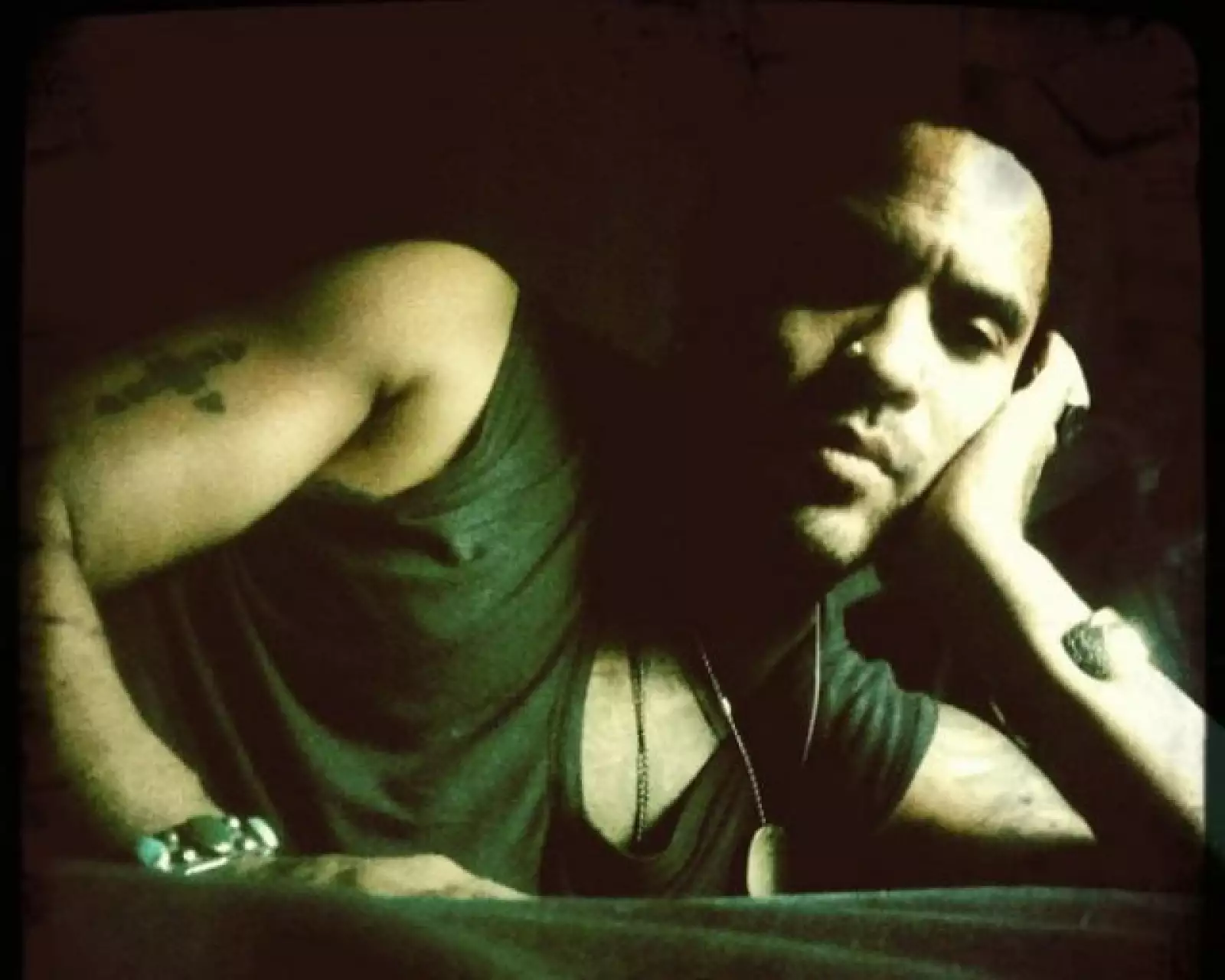 Lenny Kravitz dejó esta imagen a sus seguidores en Twitter.