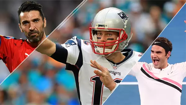 Giaunluigi Buffon, Tom Brady y Roger Federer
