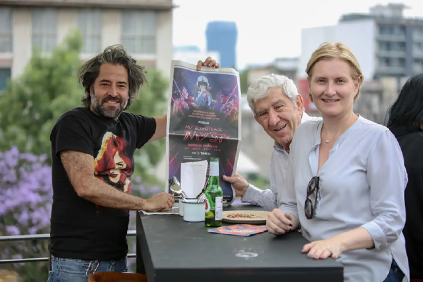 Felipe Fernández del Paso, Marcos Micha y Ana Elena Mallet