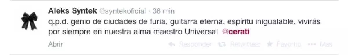 Aleks Syntek, compositor y músico mexicano.