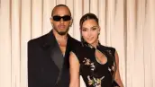 Lewis Hamilton y Kim Kardashian 