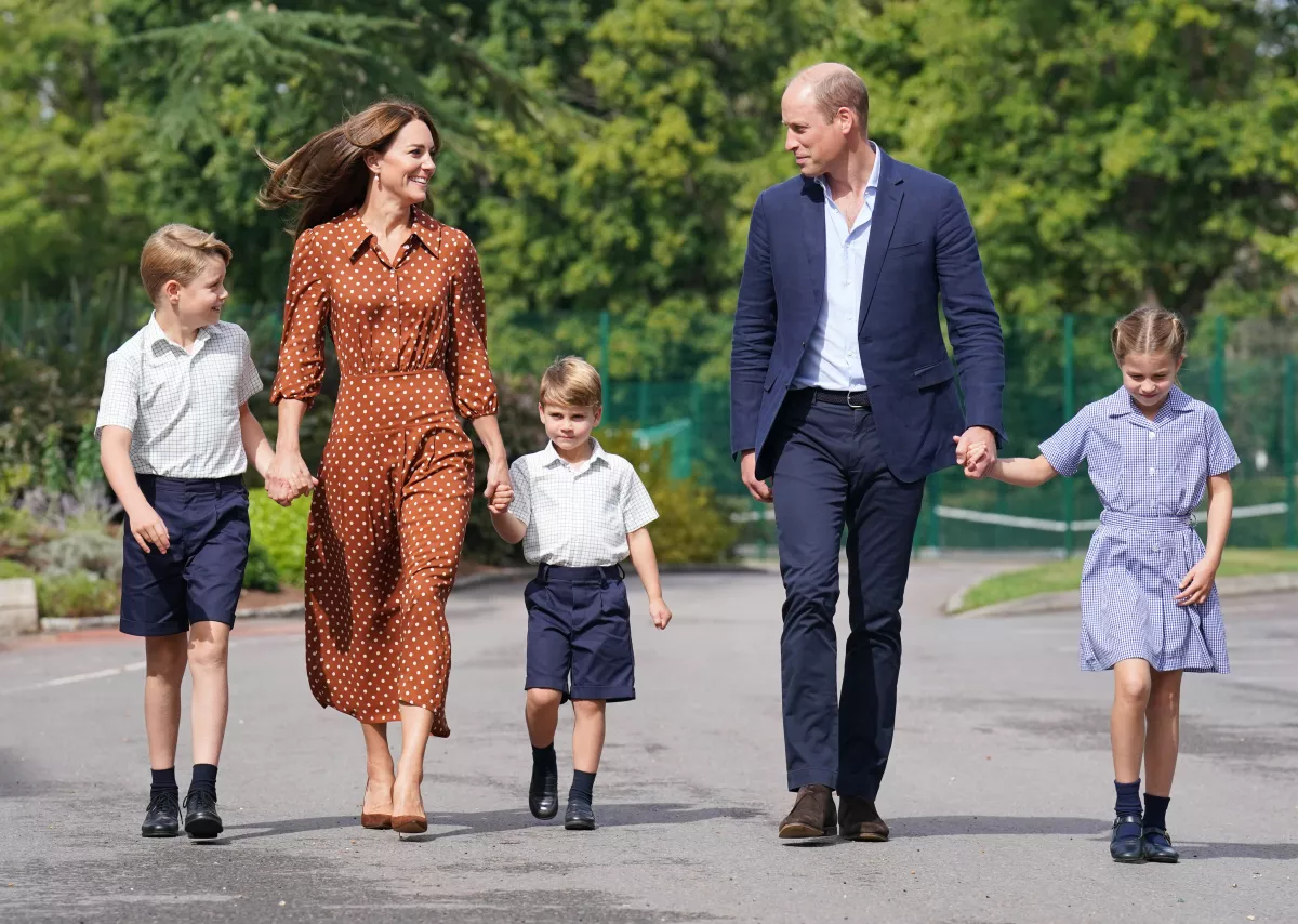El príncipe George, la princesa Charlotte y el príncipe Louis