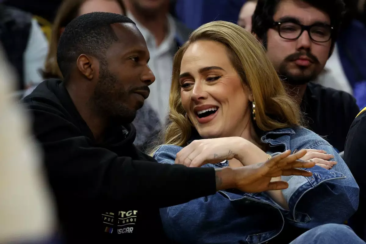 Adele y su novio Rich Paul